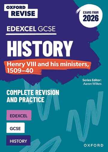 Edexcel GCSE History: Henry VIII and his ministers, 1509–40 (Exams from 2026) book cover